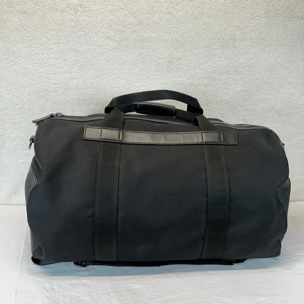 Michael Kors Kent Black Nylon Duffle Bag Convertible Backpack Travel Gym